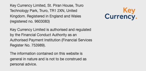 Key Currency regulation snippet.