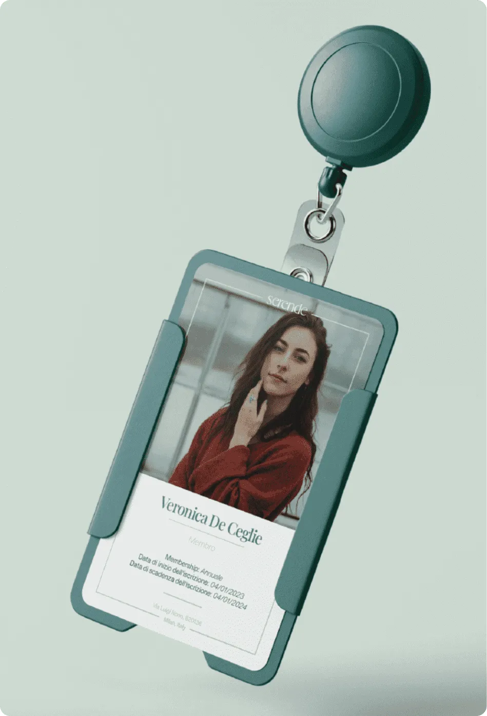 Member Access Badge for Serende Yoga Studio - Designed by Sirela