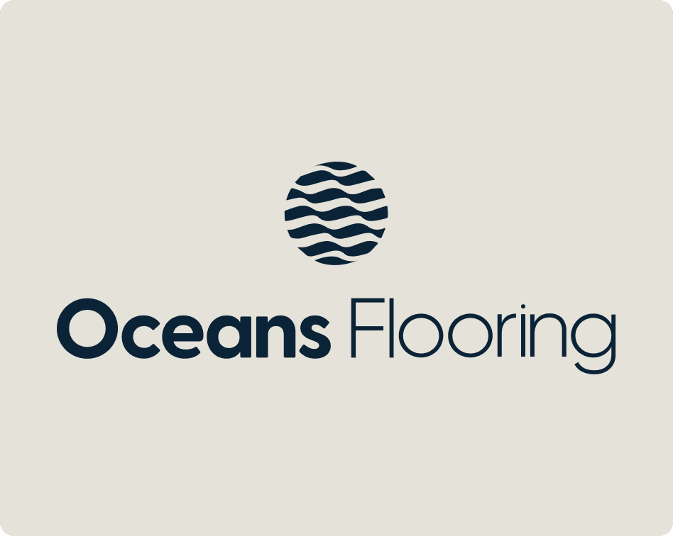 Oceans Flooring Logo on Light background