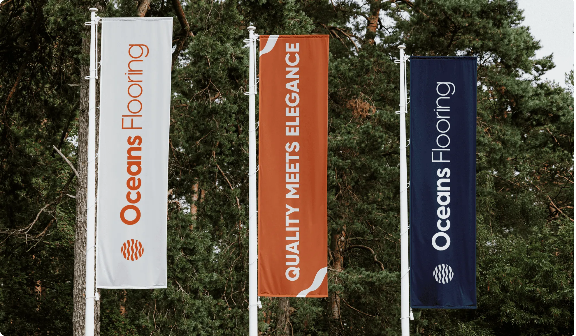 Oceans Flooring Commercial Flags - Promoting Quality Flooring Solutions