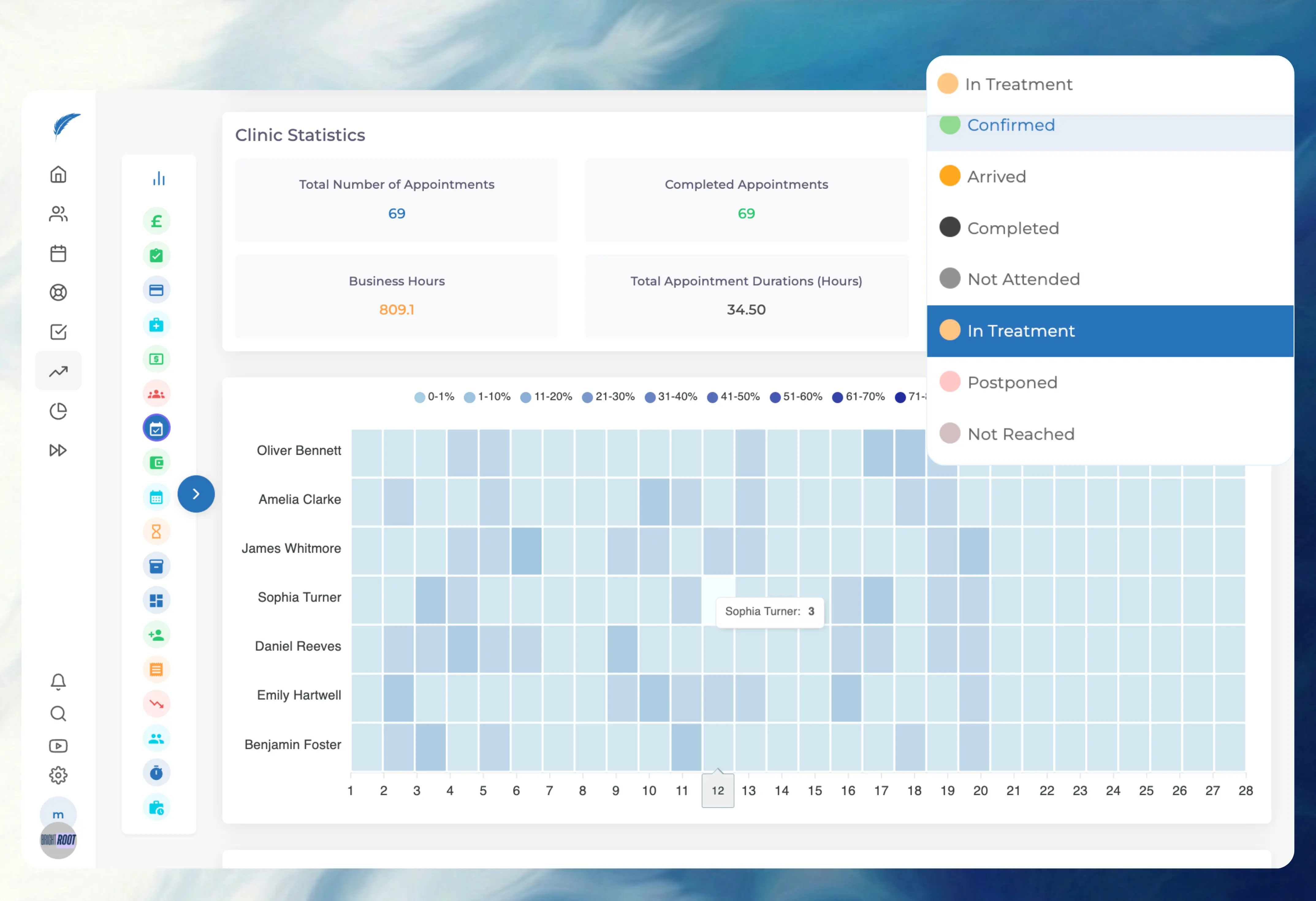 image includes Medicasimple application screenshots for Real-Time Appointment Status Tracking