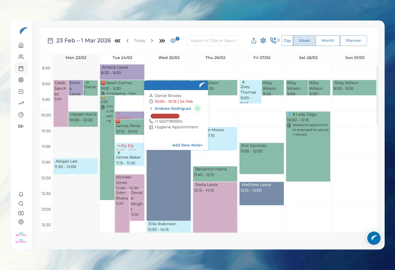 Analytics profiles preview