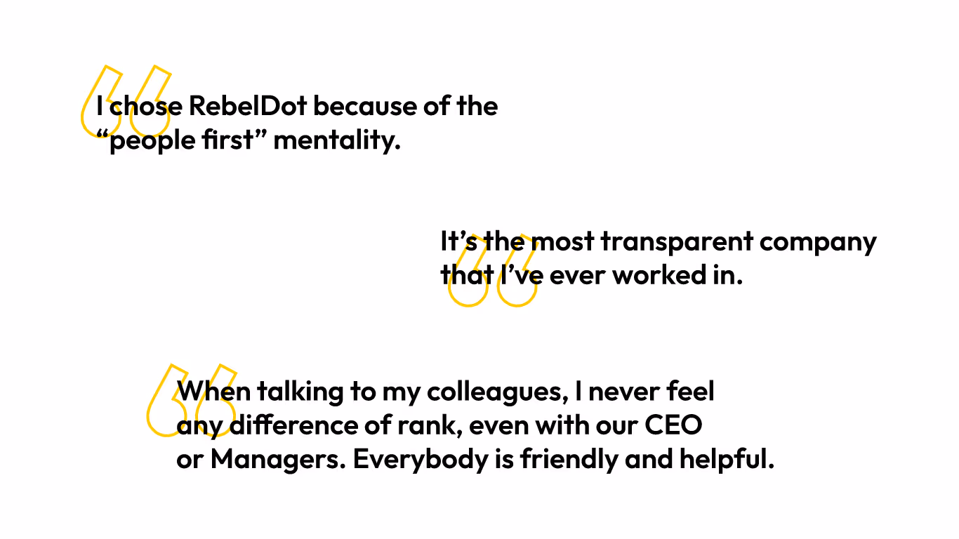 RebelDot employer brand