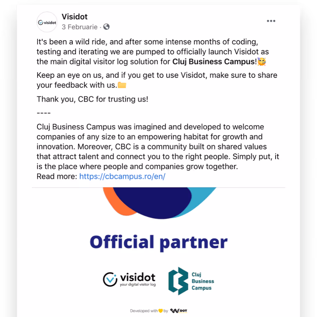 Visidot - Announcement