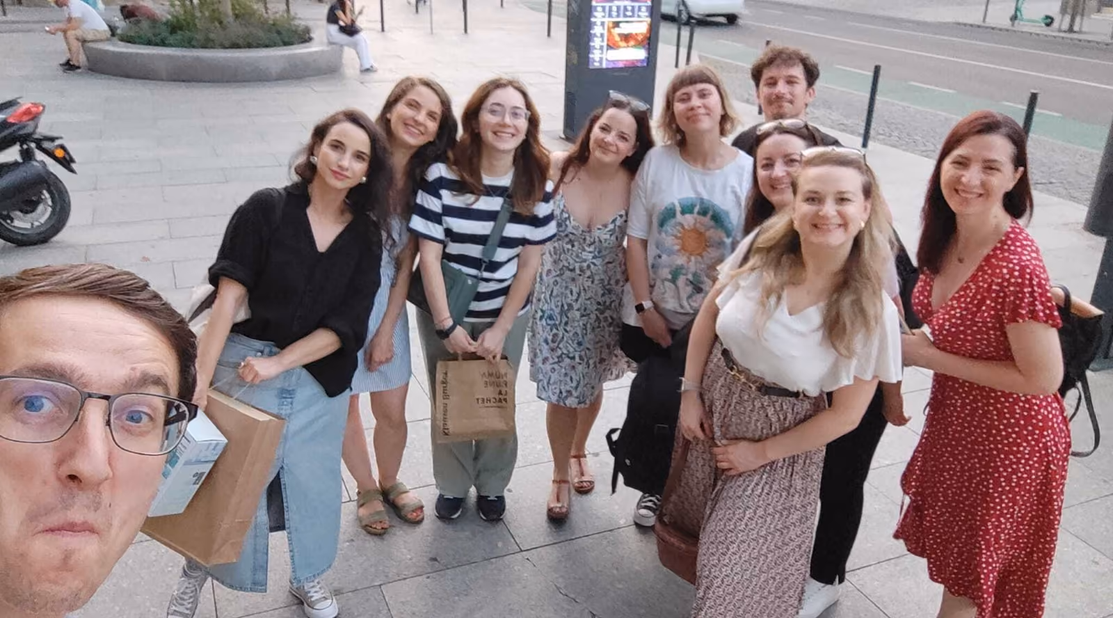 A group of people posing for a photoDescription automatically generated