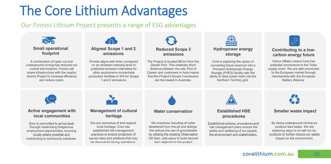 Core Lithium (CXO) - DFS Allows Funding Talk to Begin in Ernest