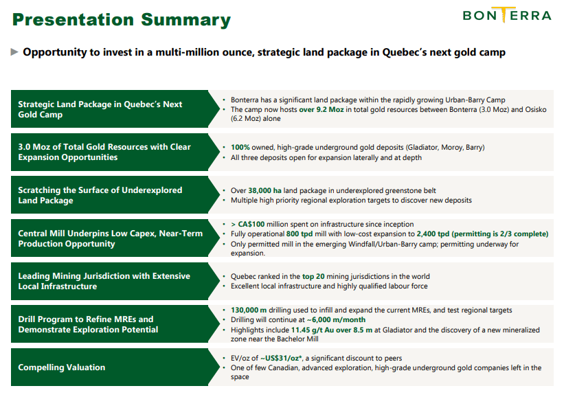 Bonterra Resources (BTR) - 3Moz Gold Resource + PEA by Year End