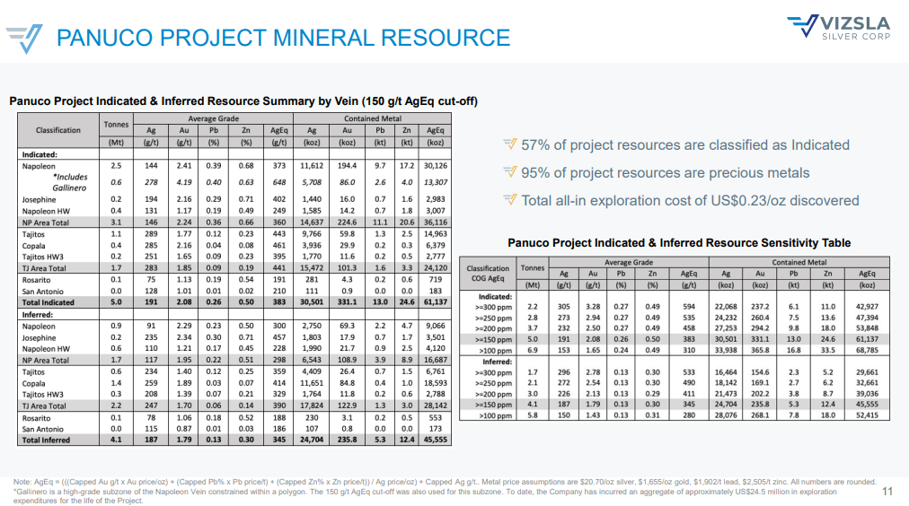 Vizsla Silver - 120,000m Drilling Finding Higher Grade Silver
