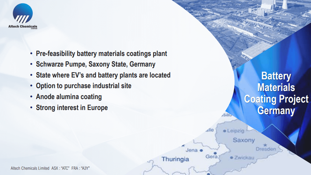Altech Chemicals (ATC) - Trebling Car Battery kWh Realistic Target