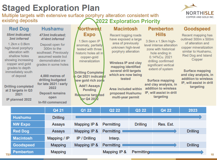 NorthIsle Copper & Gold (NCX) - Higher Grade Zone Copper 4x PEA