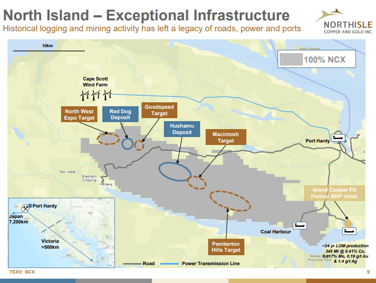 NorthIsle Copper & Gold (NCX) - Higher Grade Zone Copper 4x PEA