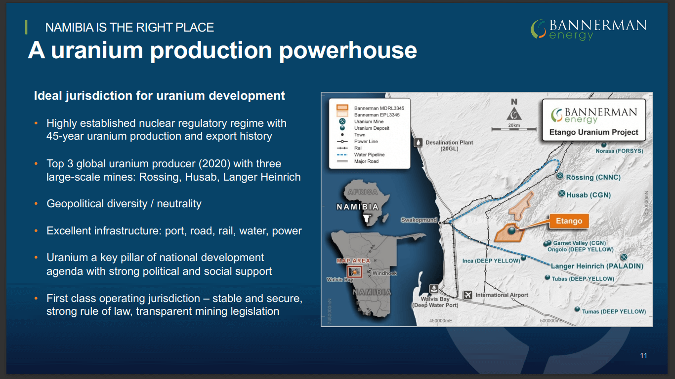Bannerman Energy (ASX: BMN) - Solid DFS Puts Uranium Company in Driving Seat