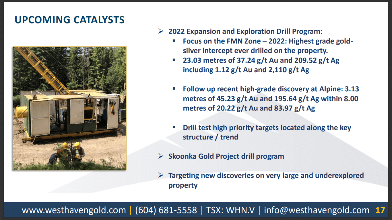 Westhaven Gold (WHN) - Franco Nevada Royalty Invests in Vision