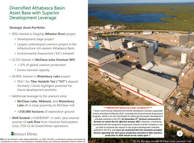 Denison Mines (DML) - Focus is on Field Programme & Exploration