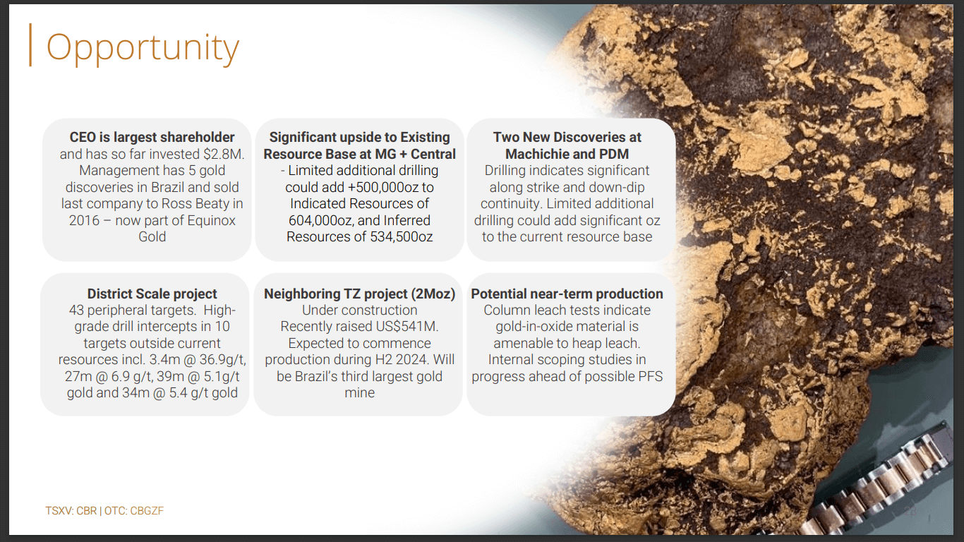 Cabral Gold (CBR) - New Strategy Focused on Near Term Cash Production