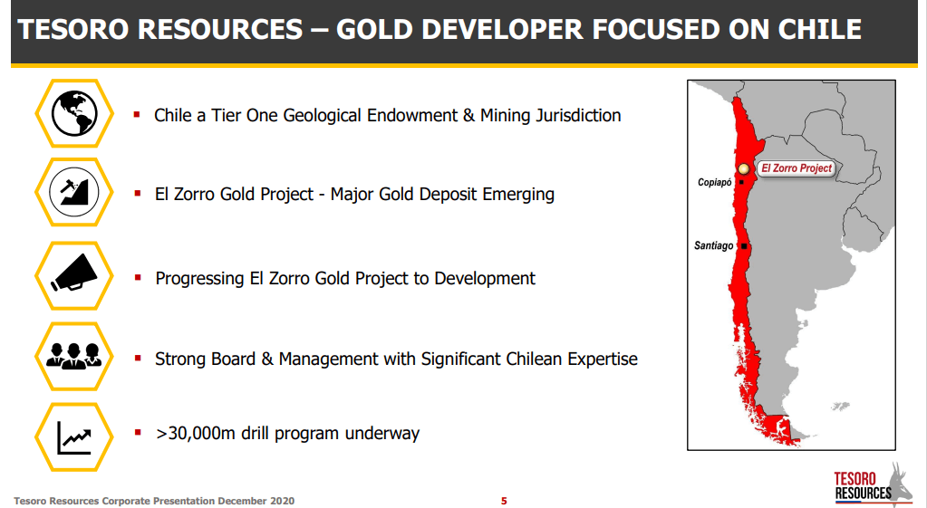 Tesoro Resources (TSO) - High-Grade Gold as Drilling Expands Resource