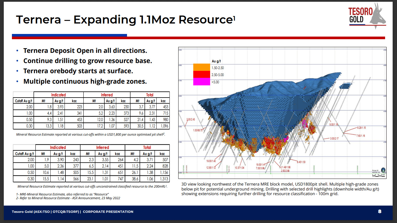 Tesoro Gold (TSO) - Goldfield Invests + Resource Update