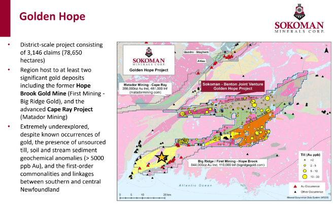 Sokoman Minerals (SIC) - Local Newfoundlander Chasing Gold