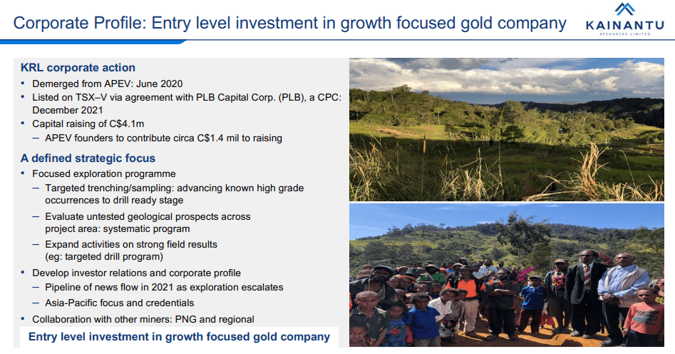 Kainantu Resources (KRL) - Gold & Copper in Elephant Country?