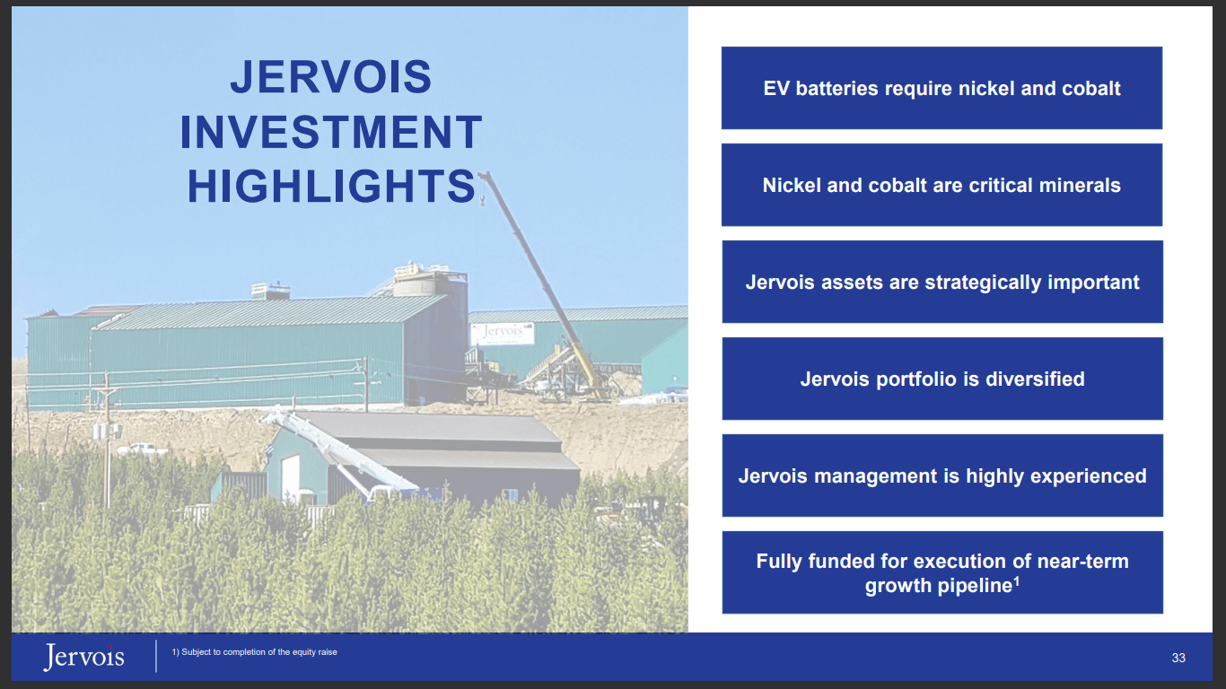 Jervois Global (JRV) - Capital Raise Timing & Amount Explained