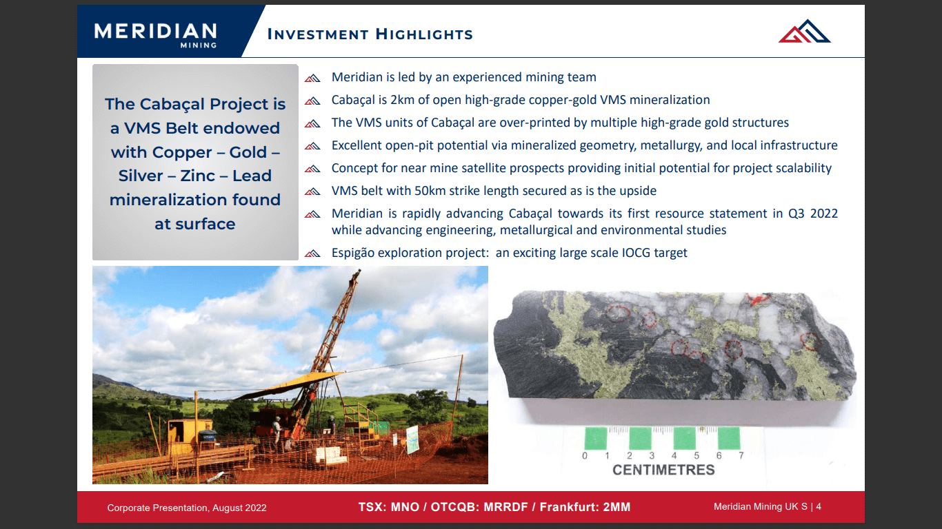 Meridian Mining (MNO) - Copper Gold Recovery Rates Delight