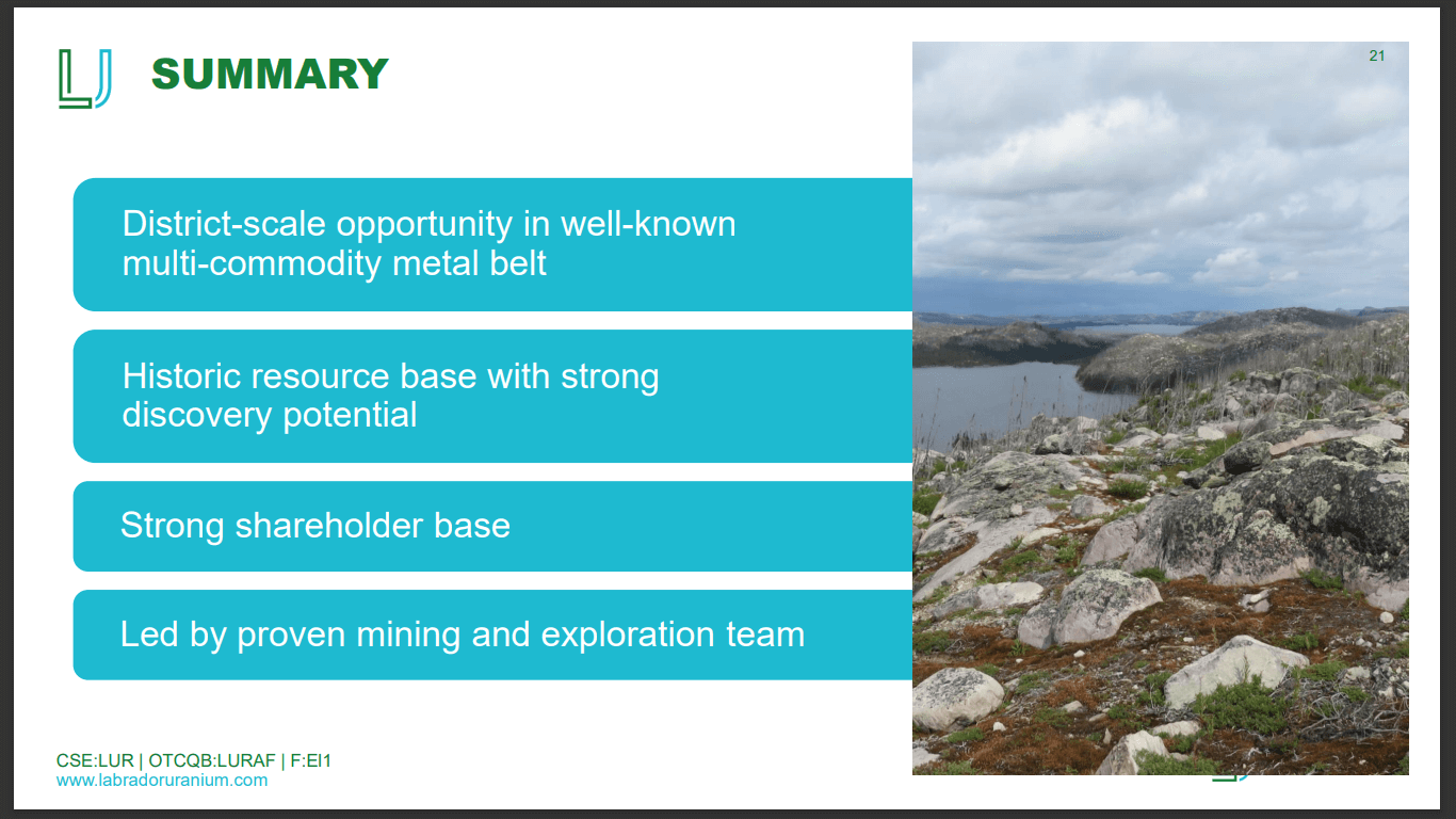 Labrador Uranium (LUR) - Big, Shallow Drilling, Economic and Canadian