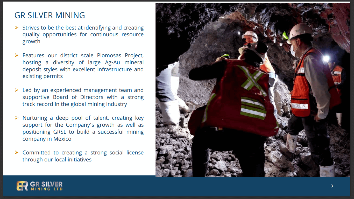 GR Silver Mining (GRSL) - High-Grade Silver Gold in Mexico