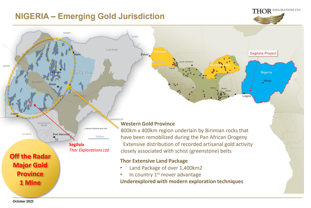 Thor Explorations (THX) - Africa's Latest 100,000oz Gold Producer