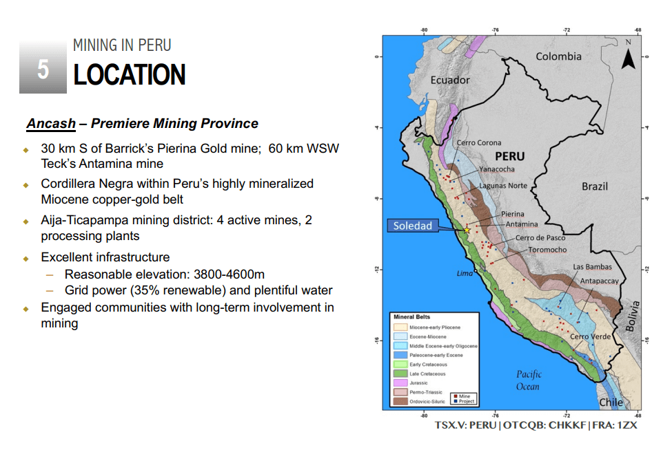 Chakana Copper (TSX-V: PERU) - 4,000m Drill Program Scheduled for March 2023
