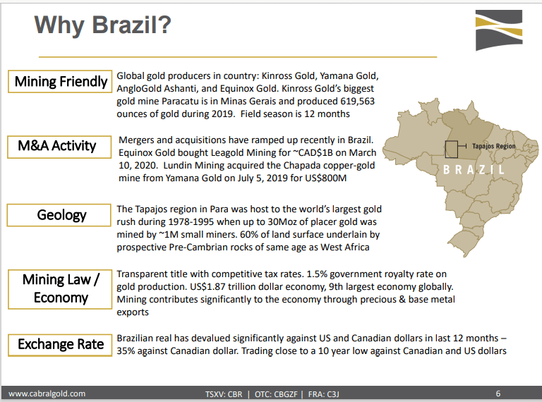 Cabral Gold (CBR) - 5 Drill Rigs, Targeting High-grade Intercepts