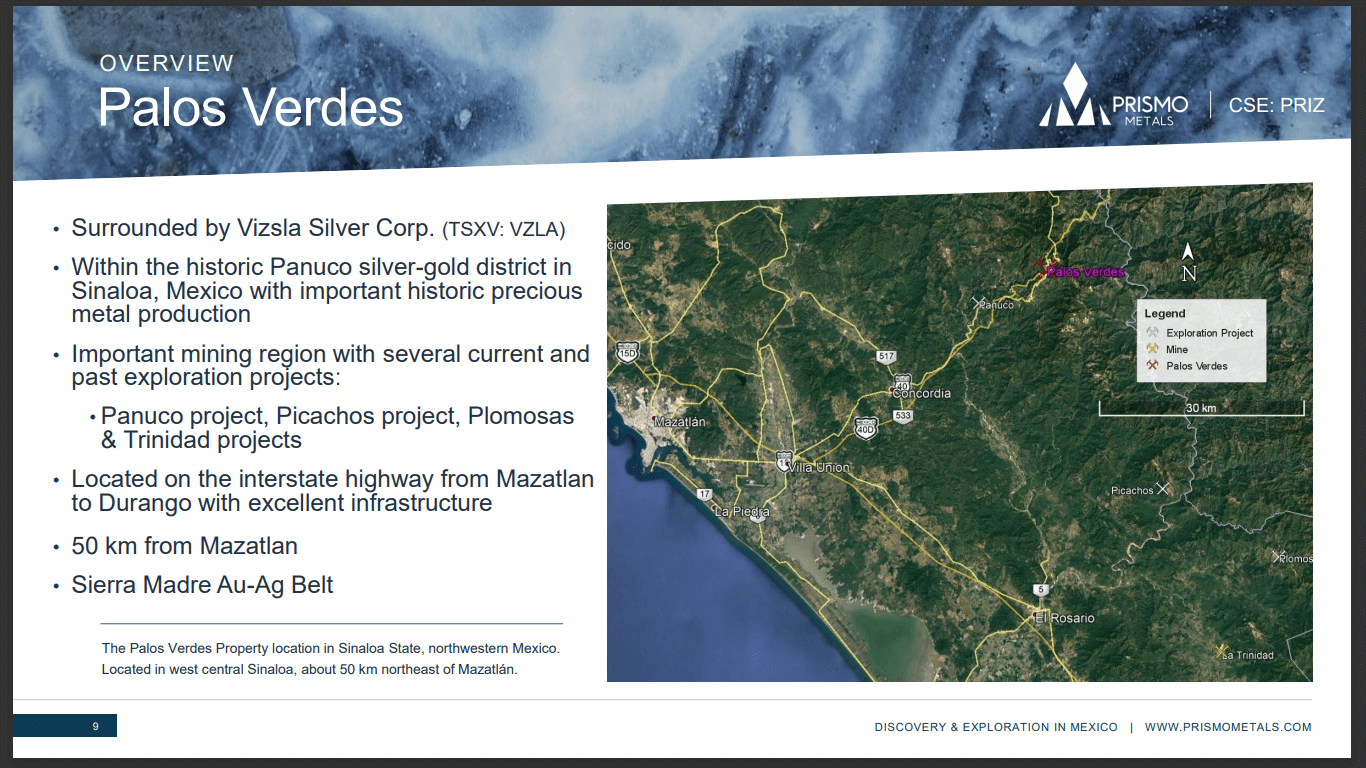Prismo Metals (PRIZ) - NEW Silver & Gold Exploration in Mexico