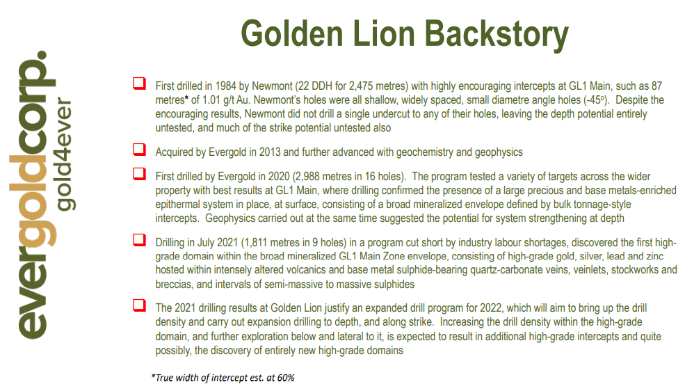 Evergold Corp (EVER) - High-Grade Gold & Polymetallic Focus