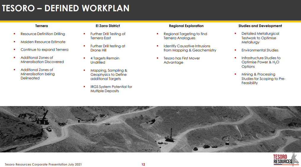 Tesoro Resources (TSO) - Applying for Permits & Maiden Resource Due