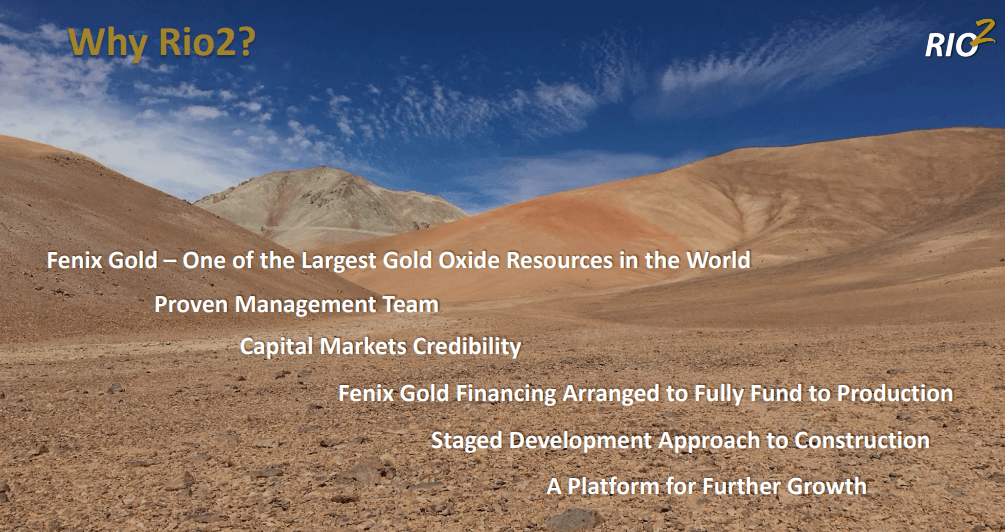 Rio2 (RIO) - 100,000oz pa Gold Miner Pouring by End of 2022