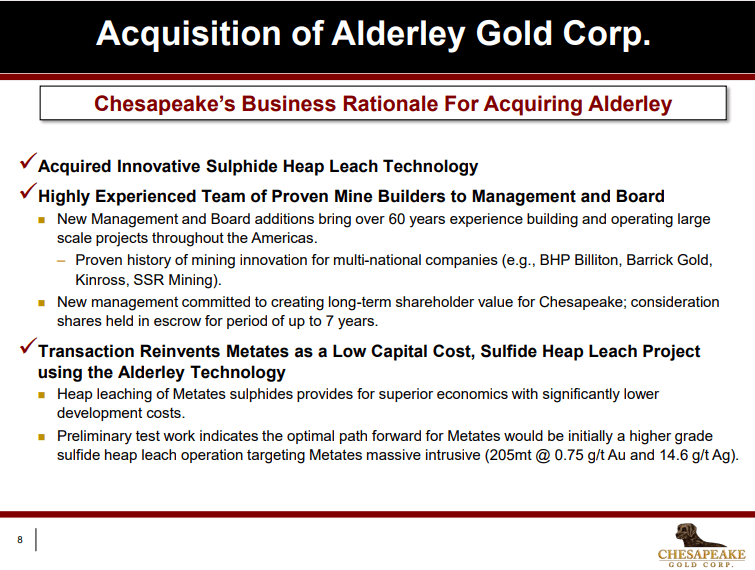 Chesapeake Gold (CKG) - Unlocking Gold & Silver with Oxidisation Process
