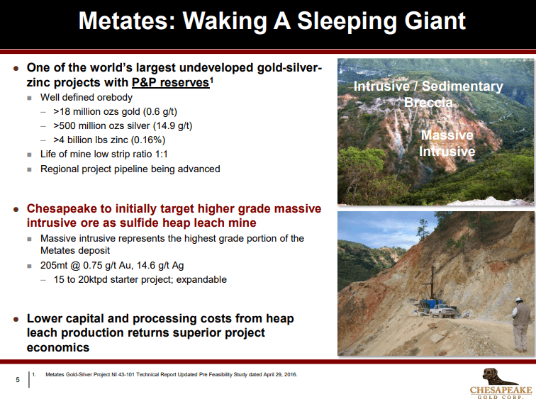 Chesapeake Gold (CKG) - Unlocking Gold & Silver with Oxidisation Process