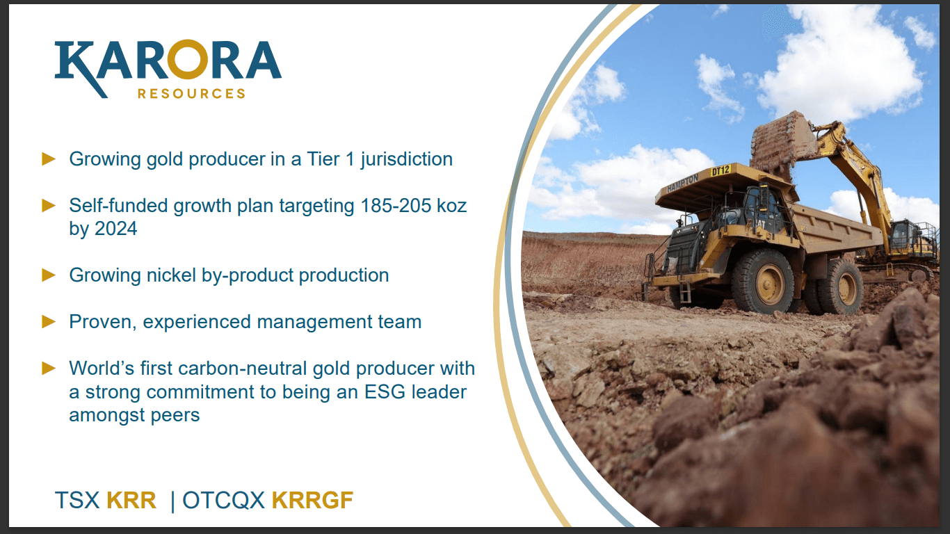 Karora Resources (TSX-V: KRR) - Smart Return on Capital Invested