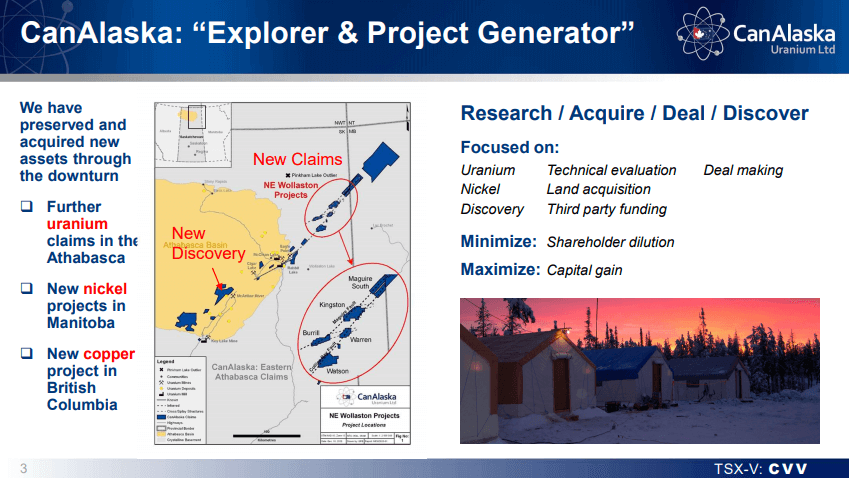 CanAlaska Uranium (CVV) - $3M Raise to Focus on Green Energy