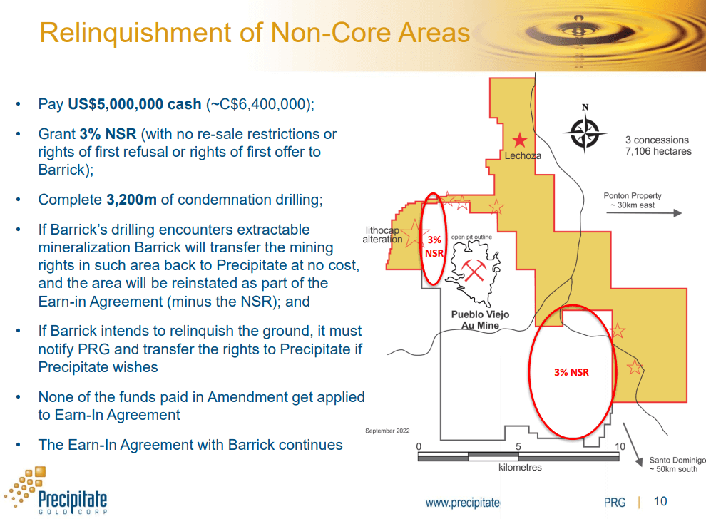Precipitate Gold (PRG) - JV with Barrick Advances. Newfoundland Assays Soon