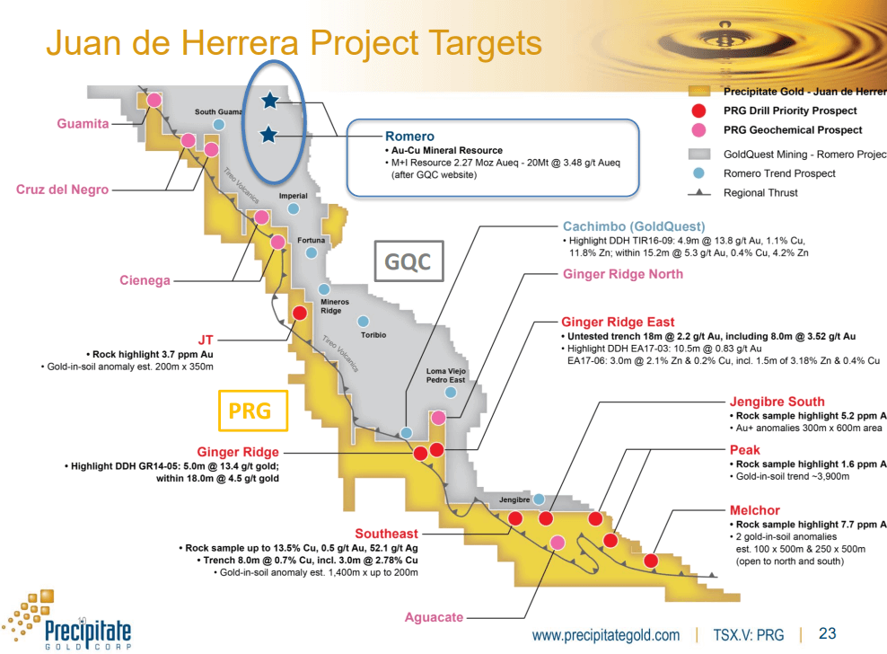 Precipitate Gold (PRG) - JV with Barrick Advances. Newfoundland Assays Soon