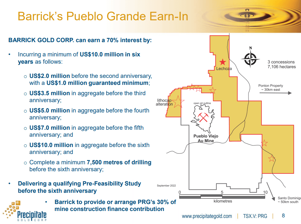 Precipitate Gold (PRG) - JV with Barrick Advances. Newfoundland Assays Soon