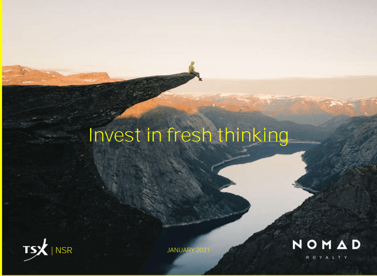 Nomad Royalty  (NSR) - Dividends, Cash Generation, Nothing Unexpected