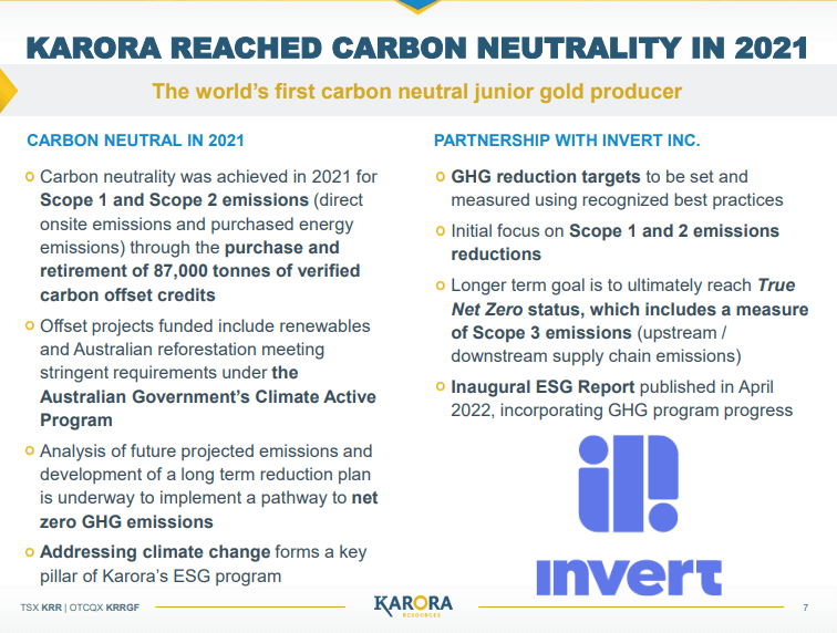 Karora Resources (TSX-V: TSE - BlackRock Increase Their Investment