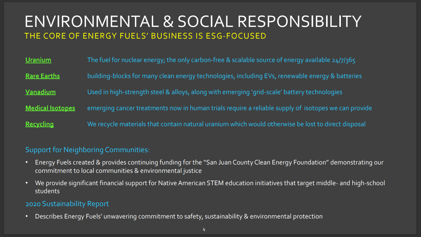 Energy Fuels (NYSE: UUUU) - World Nuclear Association (WNA) Fireside Chat