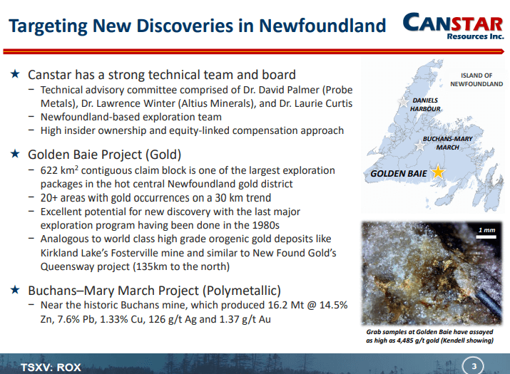 Canstar Resources (ROX) - x10 Bagger Creator Seeking High-Grade Gold