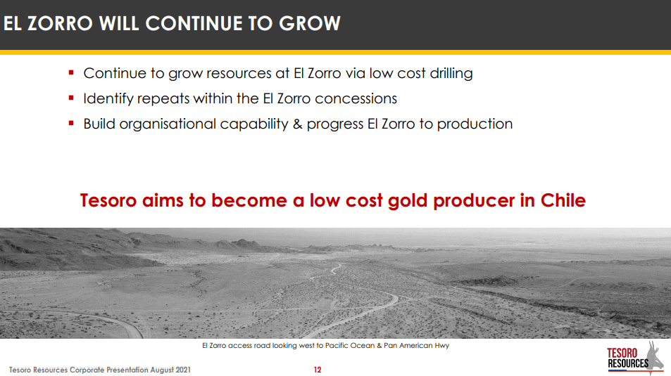 Tesoro Resources (TSO) - Gold Mine Builder Has Quick Wins in Sights