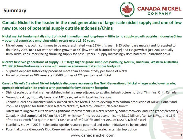 Canada Nickel (CNC) - Big Just Got Bigger