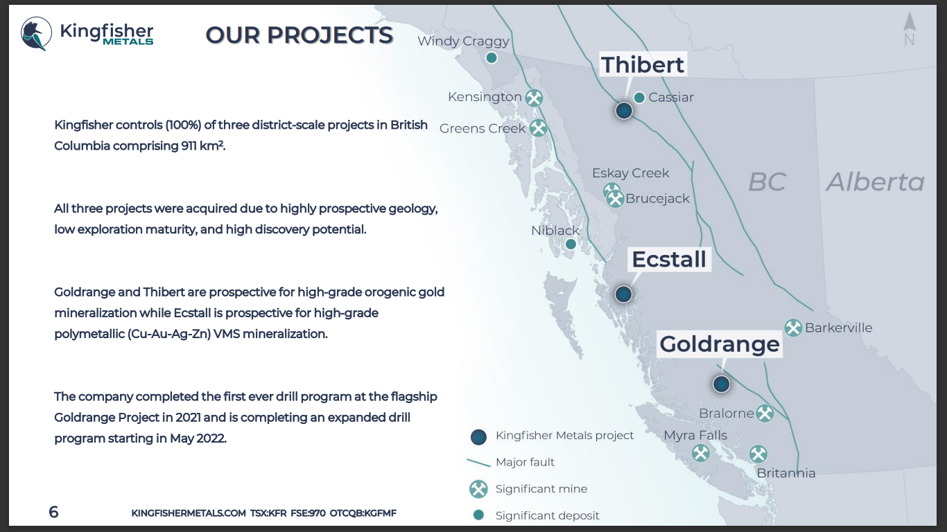 Kingfisher Metals (KFR) - New High-Grade Gold Drill Programme Starts