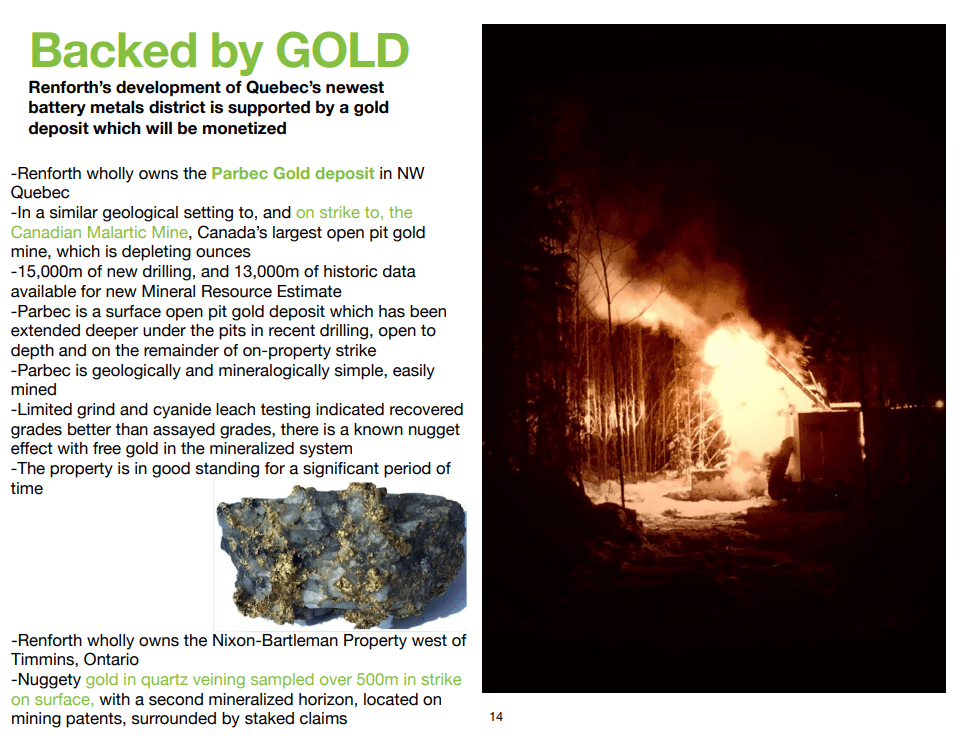 Renforth Resources (RFR) - Majors Interested in Their Battery Metals