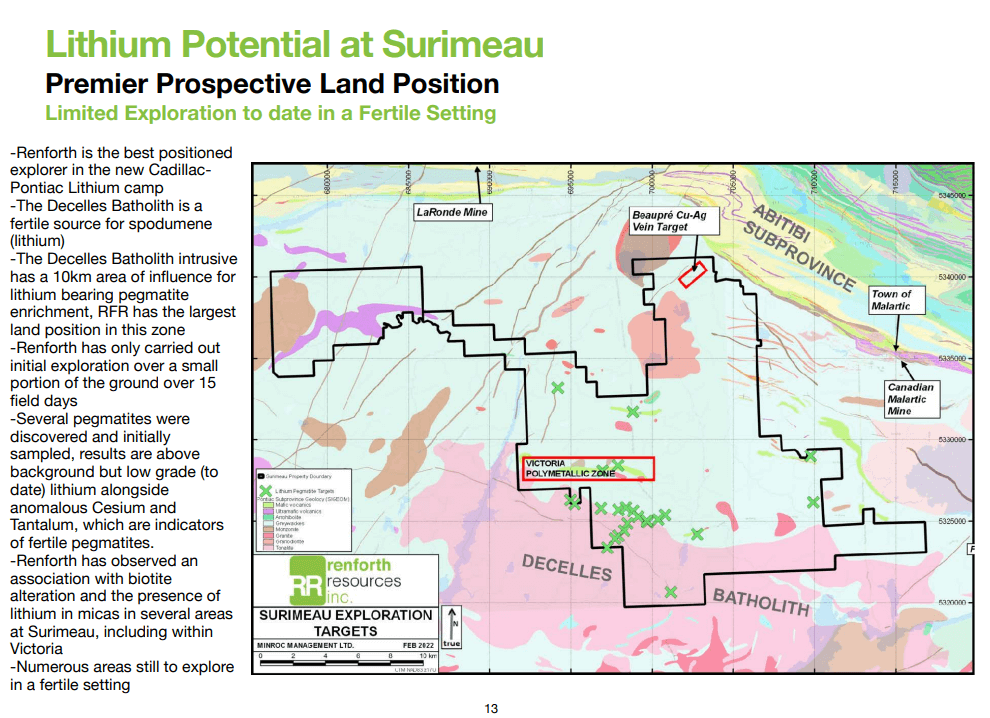 Renforth Resources (RFR) - Majors Interested in Their Battery Metals